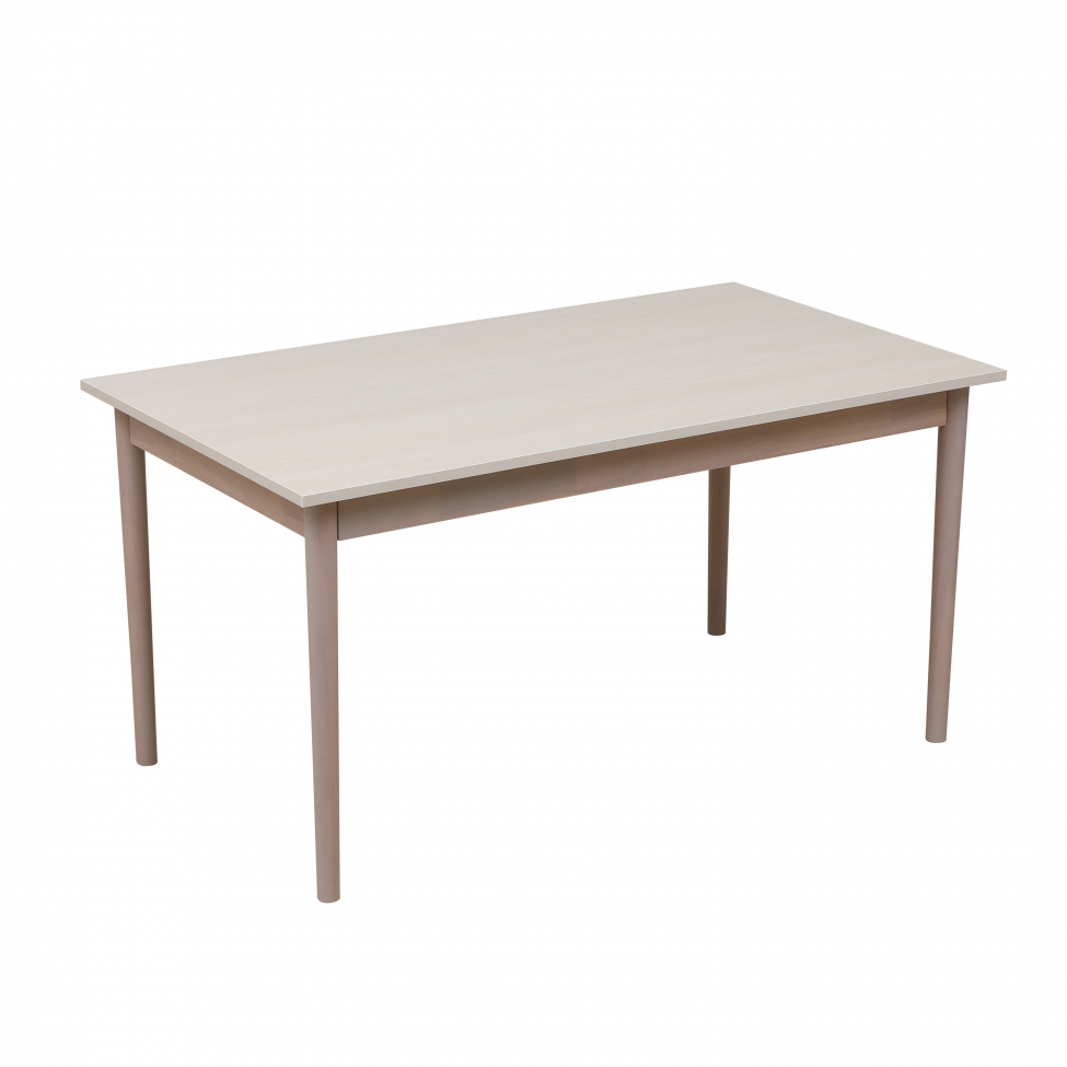 Spisebord 'Fager' 135cm - Hvidpigmenteret