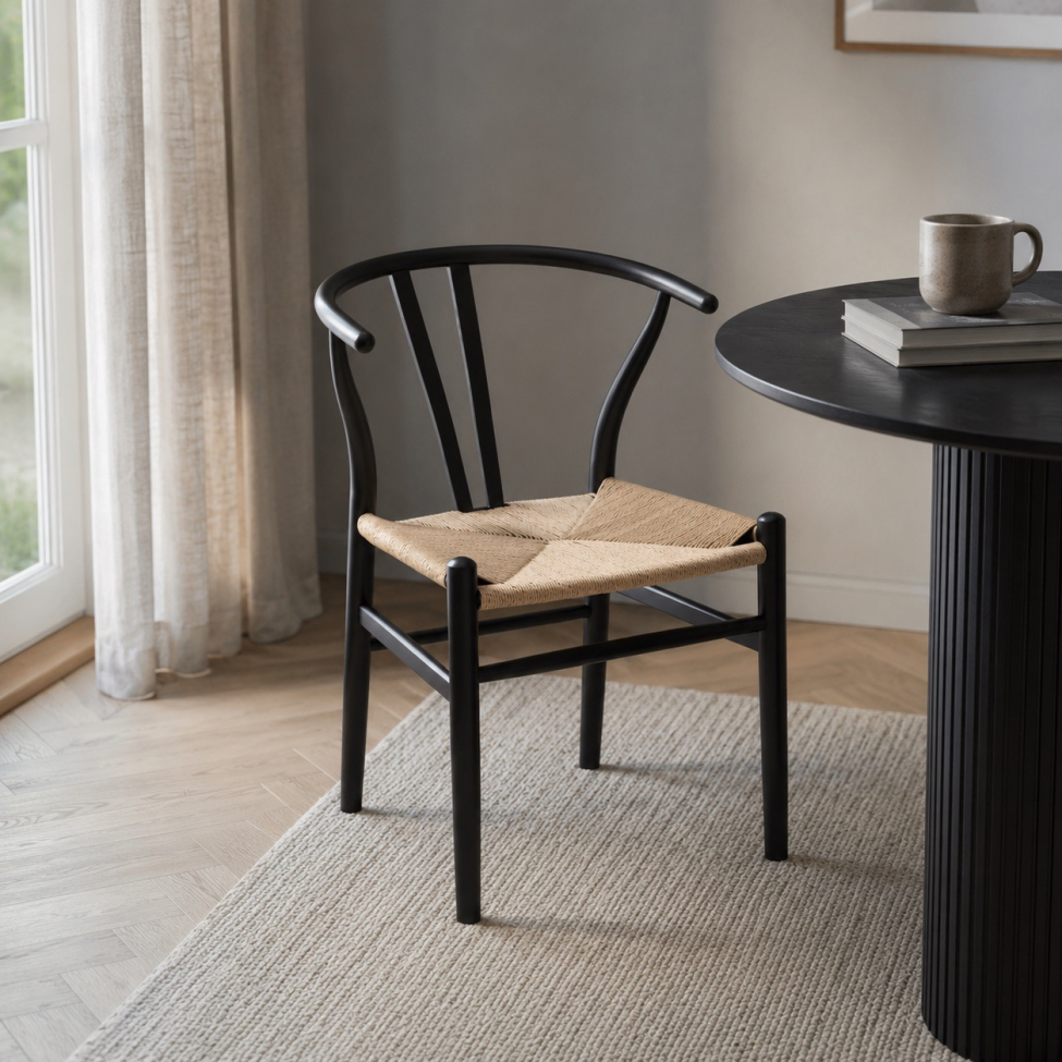 Stol 'Alta' - Sort/Beige