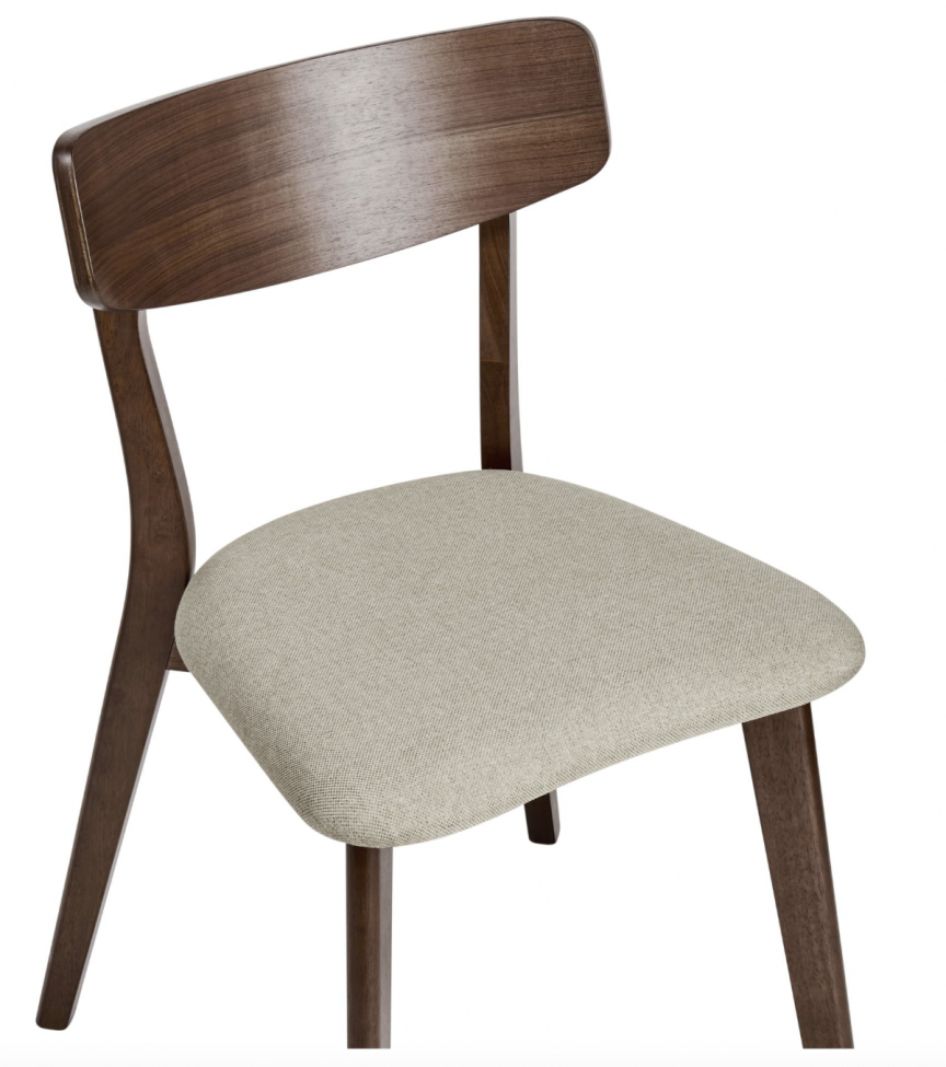Stol 'Narvik' - Valnød/Beige