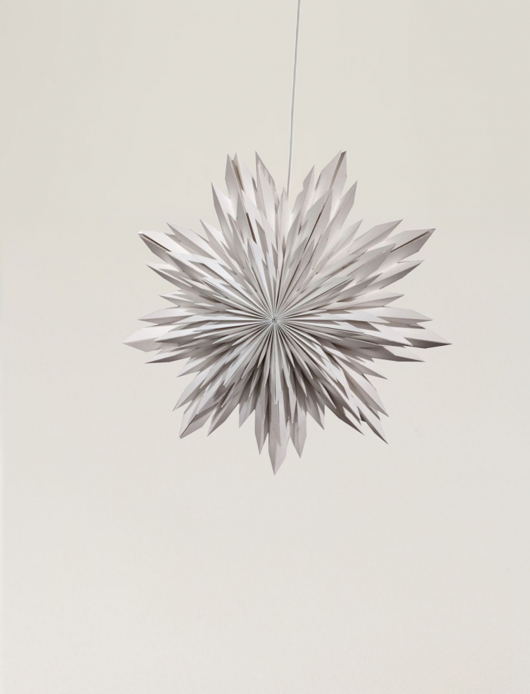 Adventsstjerne  'Oslo' 65cm - Hvid