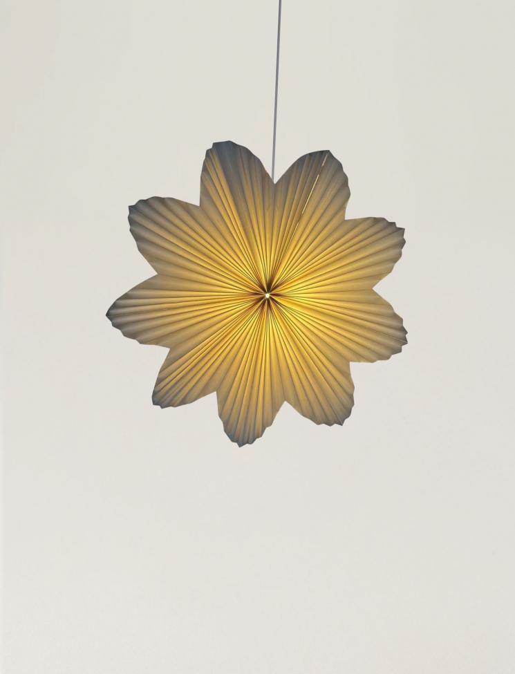 Adventsstjerne 'Daisy' 60cm - Hvid
