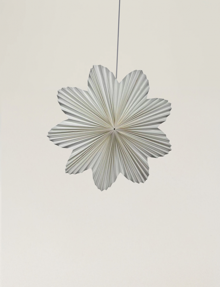 Adventsstjerne 'Daisy' 60cm - Hvid