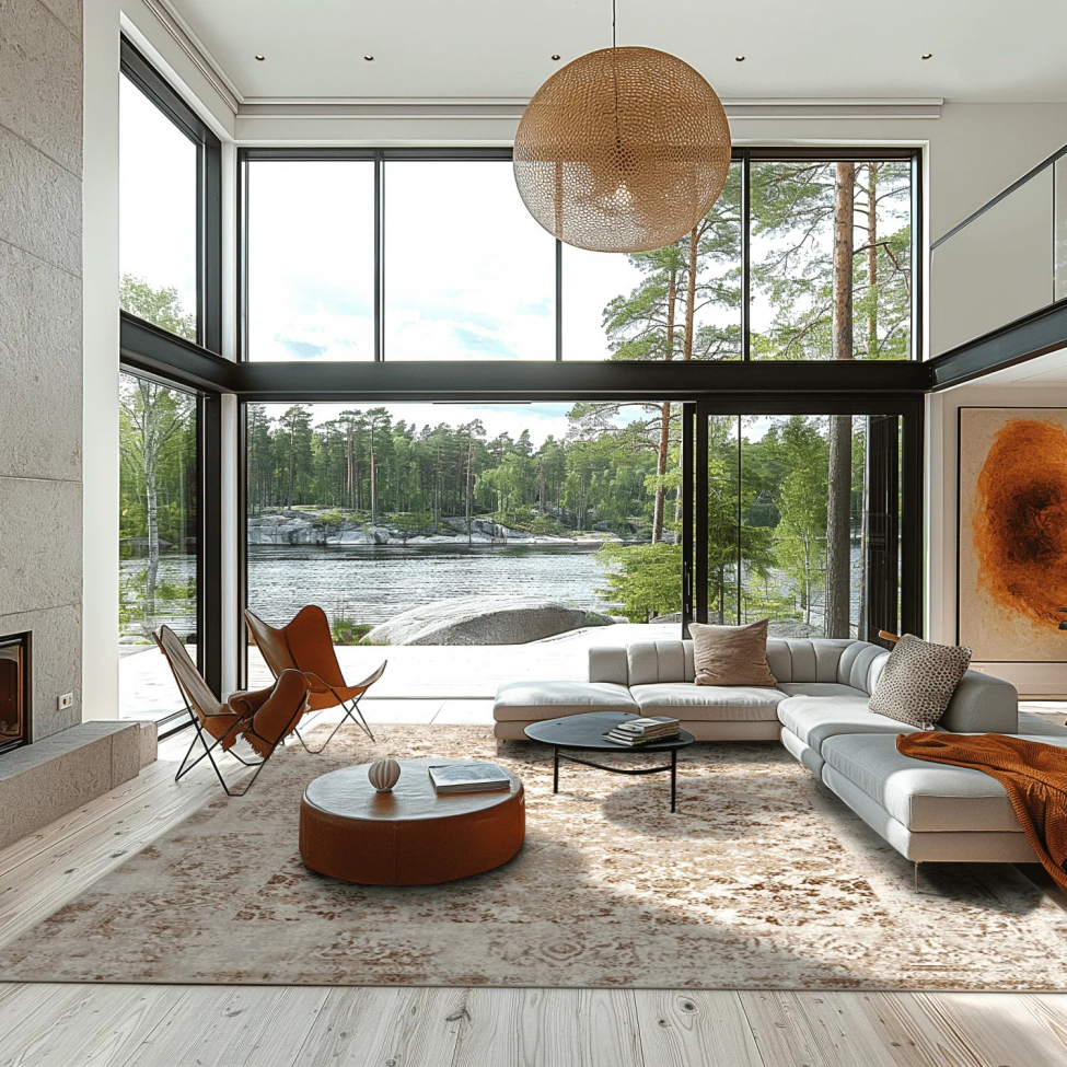 Wilton tæppe 'Denizli' 290x390cm - Beige