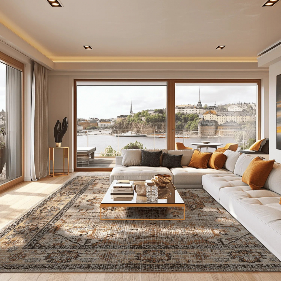 Wilton tæppe 'Siliana' 240x340cm - Beige