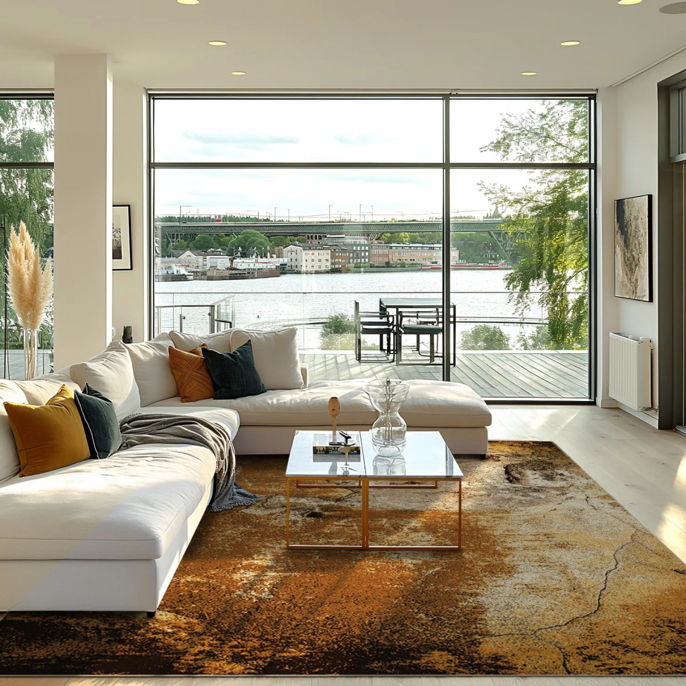 Wilton tæppe 'Olivera' 80x250cm - Brun