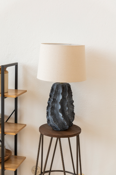 Pall 'Rustic' 65cm - Træ/Stål