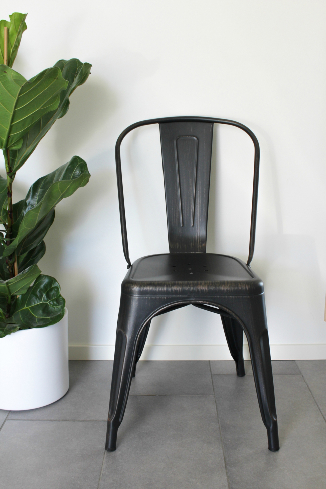 Stol 'Montmartre' - Sort/Patina