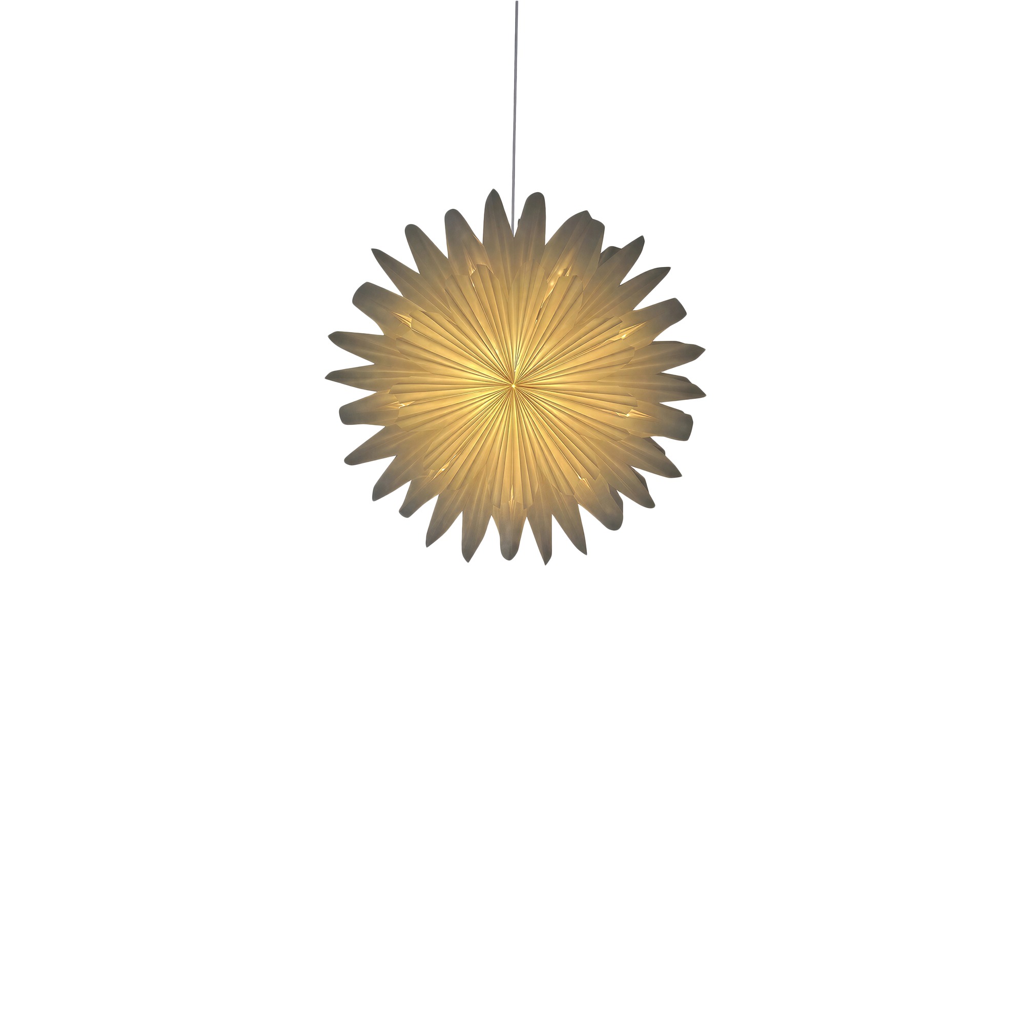 Adventsstjerne 'Lucia' 60cm - Hvid