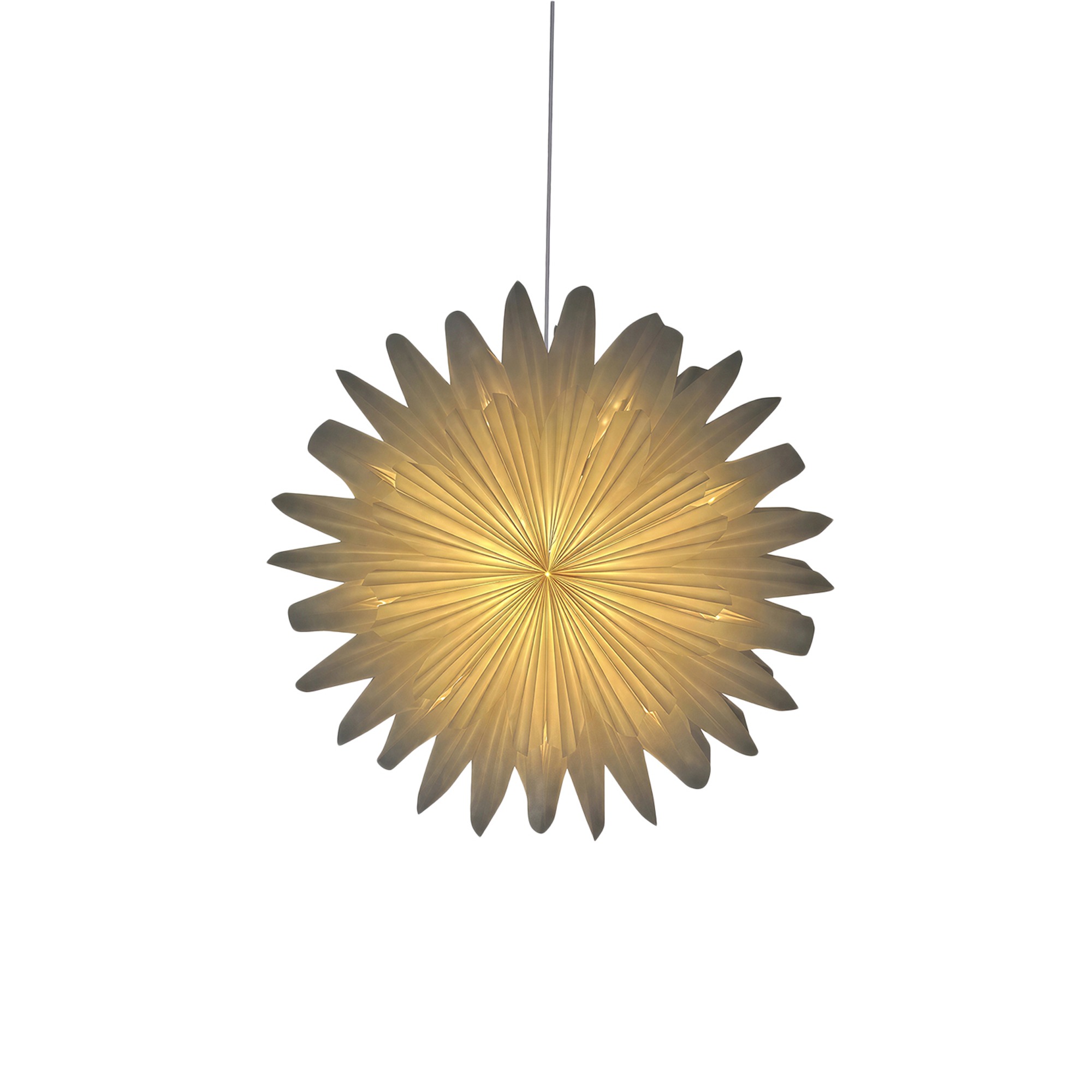Adventsstjerne 'Lucia' 60cm - Hvid