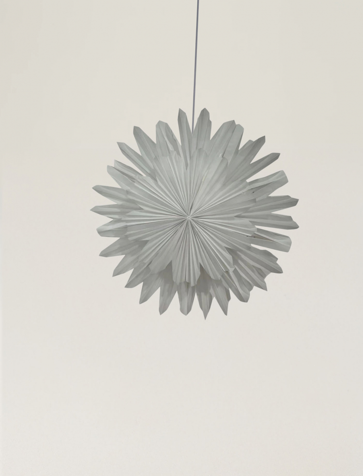 Adventsstjerne 'Lucia' 60cm - Hvid