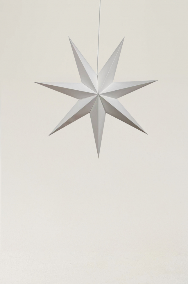 Adventsstjerne 'Sally' 60cm - Hvid