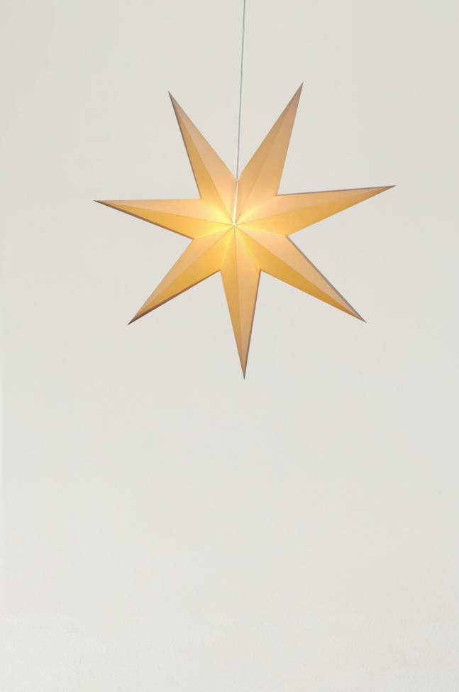 Adventsstjerne 'Sally' 80cm - Hvid