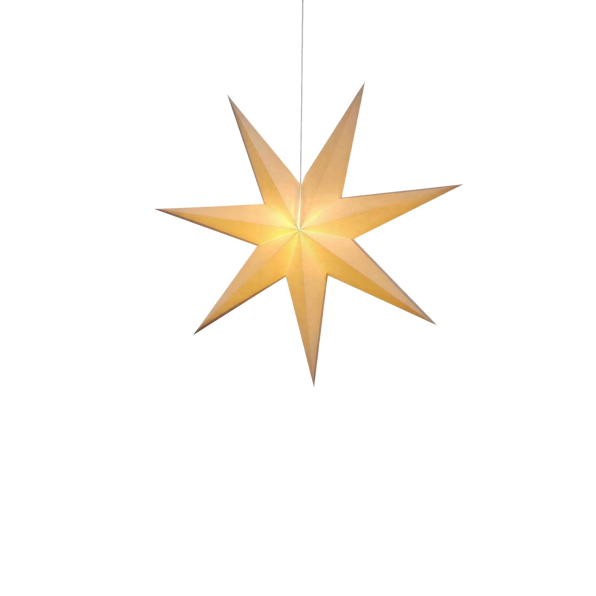 Adventsstjerne 'Sally' 80cm - Hvid