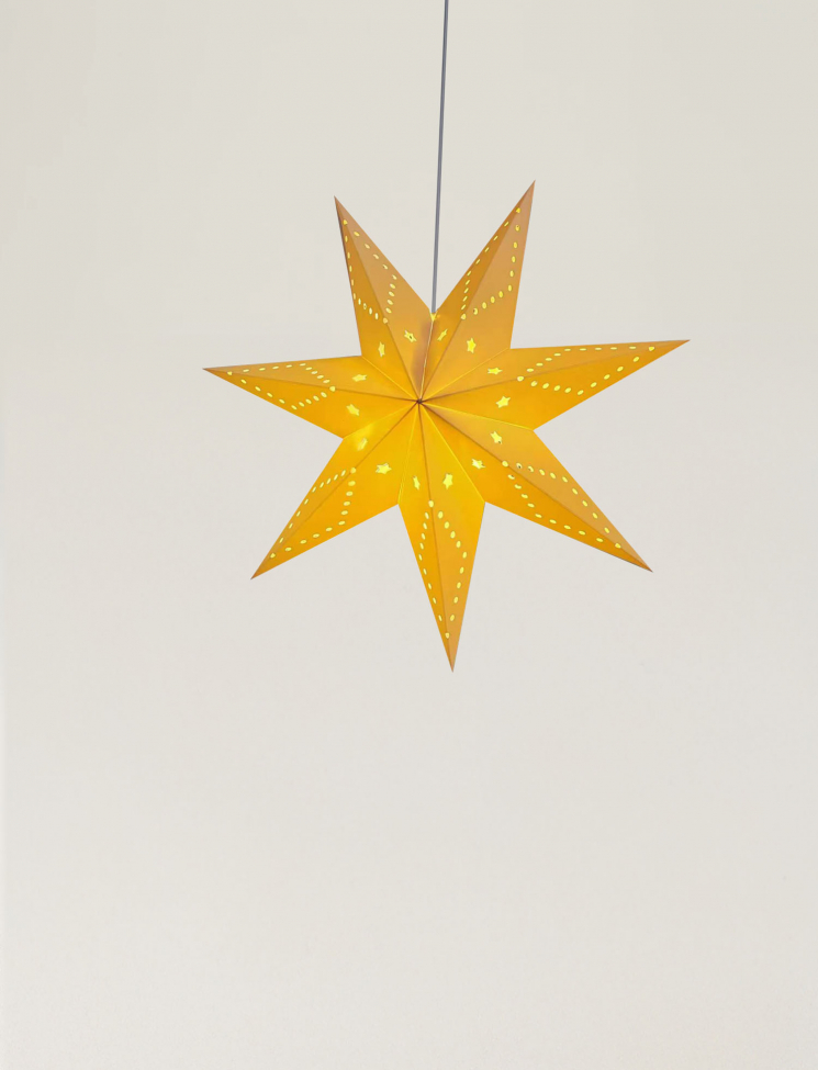 Adventsstjerne 'Skimra' 45cm - Hvid