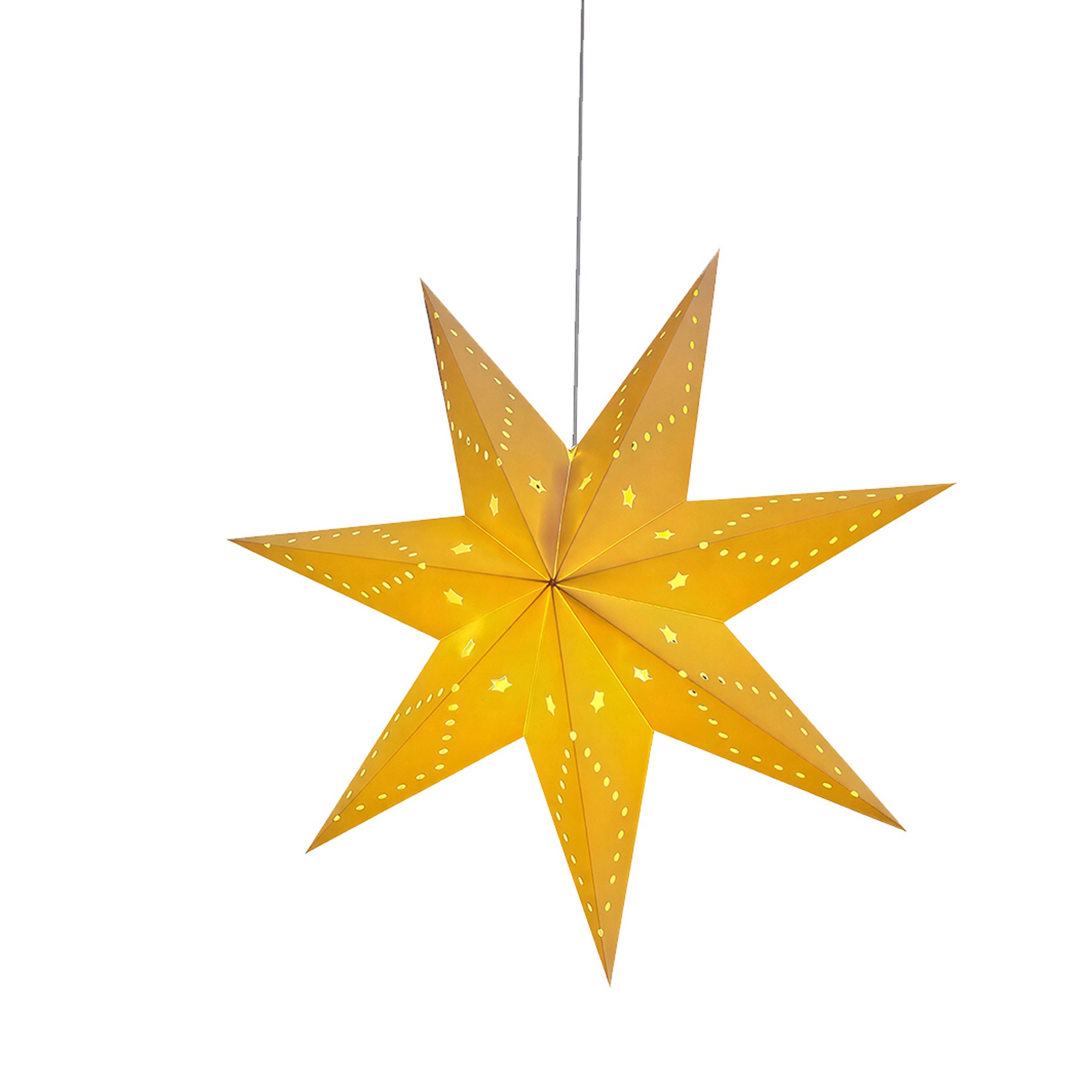 Adventsstjerne 'Skimra' 45cm - Hvid