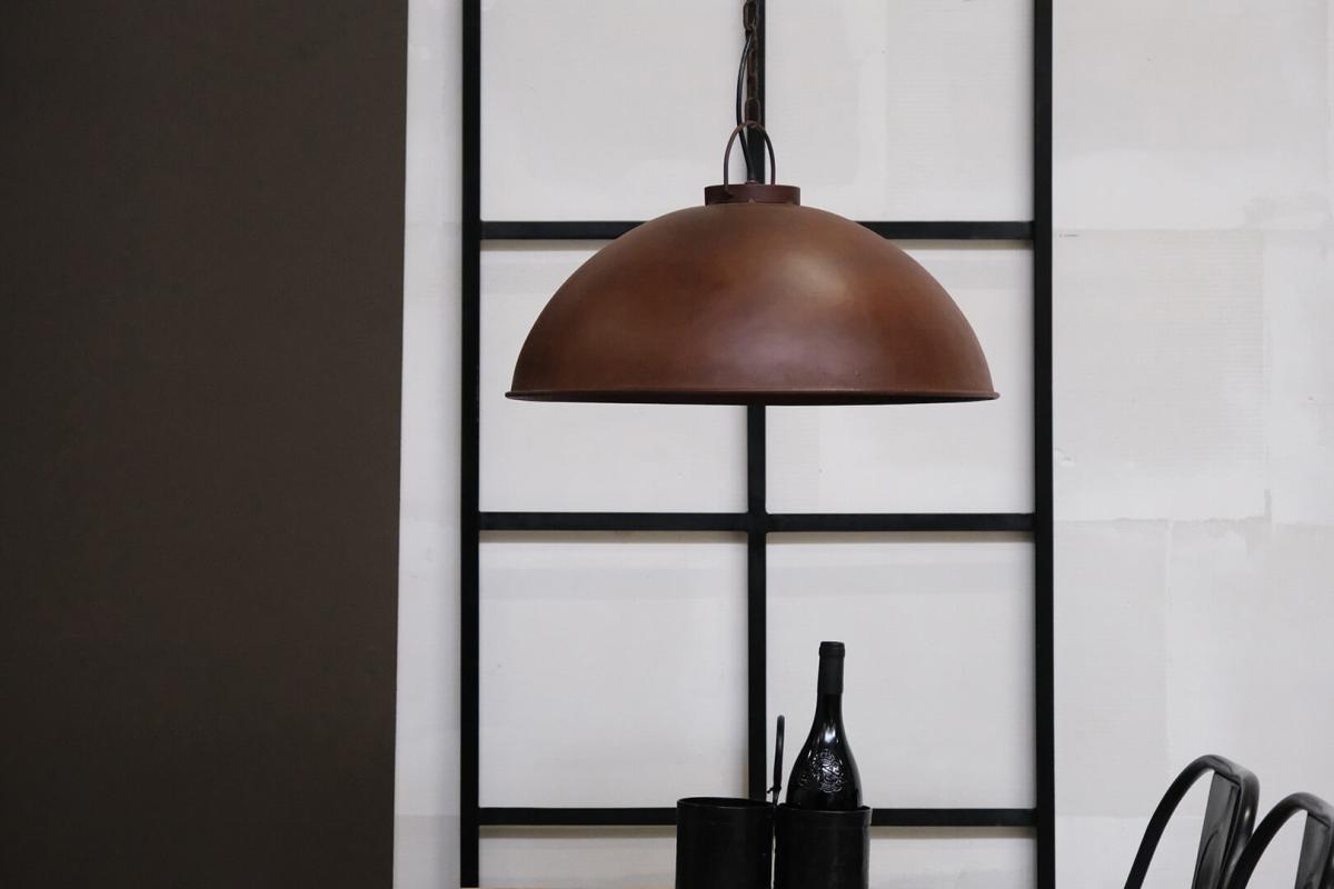 Fabrikslampe vintage 'Thormann' - Rusten finish