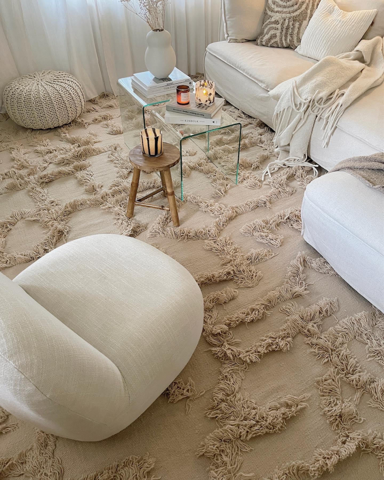 Tæppe 'Verona' 250x350 - Beige