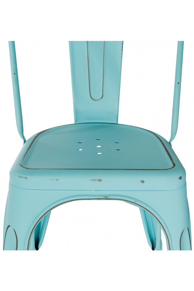 Stol 'Montmartre' - Vintage turkis