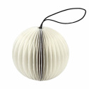 Julepynt \'Snowball\' - Hvid