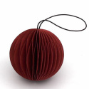 Julepynt \'Snowball\' - Rød