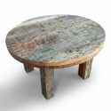 Sofabord \'Birka\' Rundt 85x85cm - Vintage