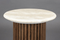 Sidebord \'Arda\' - Valnød/travertin