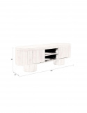 Tv-bænk \'Kenji\' - Brun