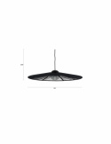 Loftlampe ‘Belle S’ Ø65 cm - Sort