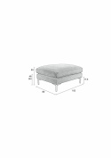 Fodskammel \'Love seat\' - Beige