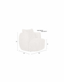 Lænestol \'Rocca\' - Brun