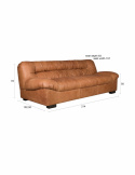 Sofa \'Douglas\' - Lys Brun