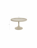 Sofabord \'Jason\' Ø69 cm - Beige