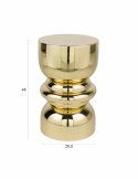 Sofabord ‘Kinga’ - Guld