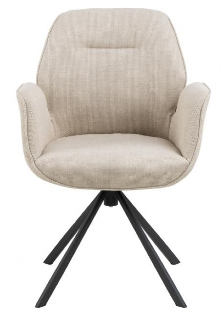 Stol \'Bjuv\' - Beige/Sort i gruppen Møbler / Sidde møbler / Stole hos Reforma (101082)