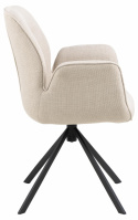 Stol \'Bjuv\' - Beige/Sort