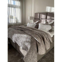 Sengetæppe \'Cia\' 260x260 - Beige