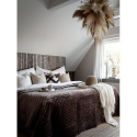 Sengetæppe \'Cia\' 260x260 - Brun