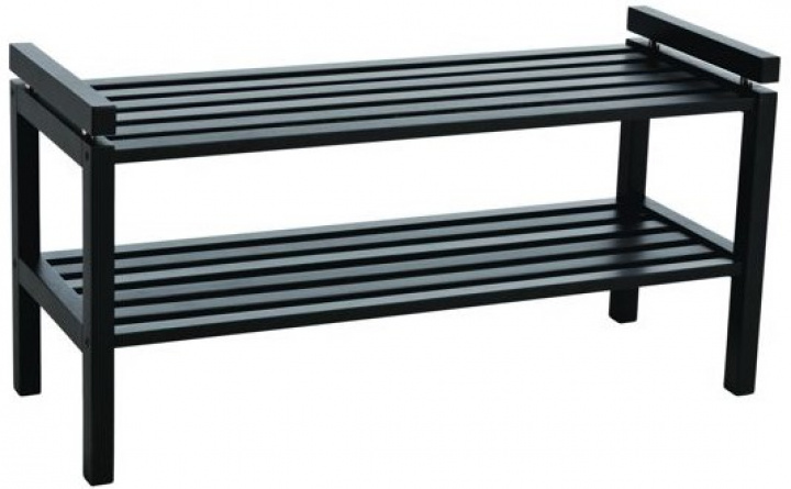 Skostativ \'Confetti\' 80 cm - Sort i gruppen Møbler / Hylder & opbevaring / Hat- og sko hylder hos Reforma (103615)