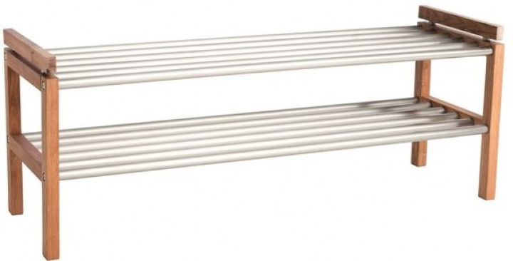 Skoholder \'Confetti\' 100cm - Metal/Eg i gruppen Møbler / Hylder & opbevaring / Hat- og sko hylder hos Reforma (103628)