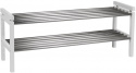 Skoholder \'Confetti\' 100cm - Metal/Hvid