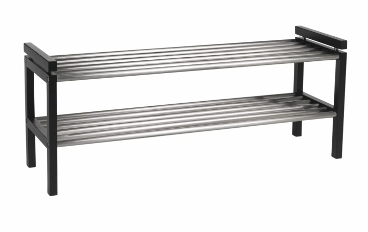 Skoholder \'Confetti\' 100cm - Metal/Sort i gruppen Møbler / Hylder & opbevaring / Hat- og sko hylder hos Reforma (103630)