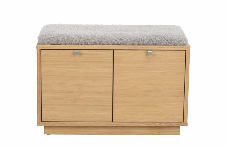 Bænk \'Confetti\' 70cm - Eg/Lysgrå i gruppen Møbler / Sidde møbler / Bænke hos Reforma (103754)