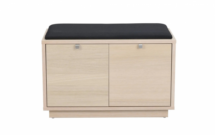 B&aelig;nk \'Confetti\' 70cm - Hvidpigmenteret/Sort i gruppen Møbler / Sidde møbler / Bænke hos Reforma (103759)