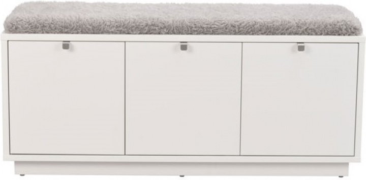 Bænk \'Confetti\' 106x35cm - Hvid/Sort i gruppen Møbler / Sidde møbler / Bænke hos Reforma (103763)