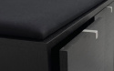 Bænk \'Confetti\' 106cm - Sort