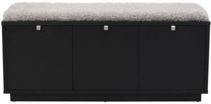 Bænk \'Confetti\' 106cm - Sort/Lys grå i gruppen Møbler / Sidde møbler / Bænke hos Reforma (103766)