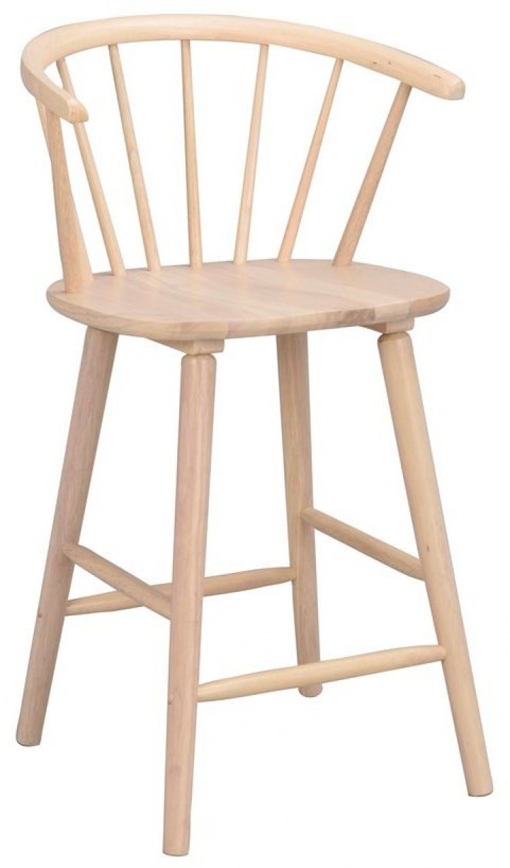 Barstol \'Carmen\' - Natur/Hvid i gruppen Møbler / Sidde møbler / Barstole hos Reforma (106262)