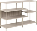 Bogreol \'Seaford\' 114x78cm - Grå