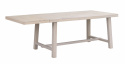 Spisebord \'Brooklyn\' 170x95cm - Hvidpigmenteret Eg