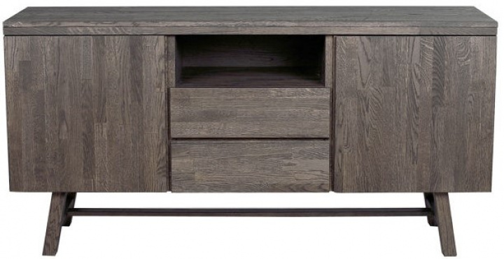 Skænk \'Brooklyn\' 160x45cm - Mørkebrun i gruppen Møbler / Hylder & opbevaring / Sideboards hos Reforma (108544)